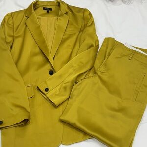 Stylish Mustard Yellow Blazer and Pants Set